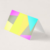 modern danke Ihnen geometrische abstrakte kunst (Rückseite)