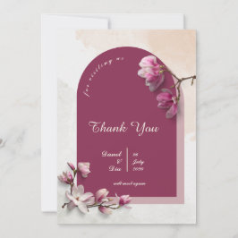 Modern Dankeschön Karte