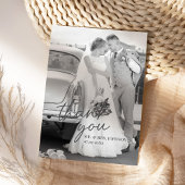 Modern Dankeschön Karte mit Bild