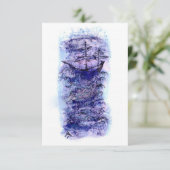 Modern Dankeskarte (Stehend Vorderseite)