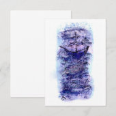 Modern Dankeskarte (Vorne/Hinten)