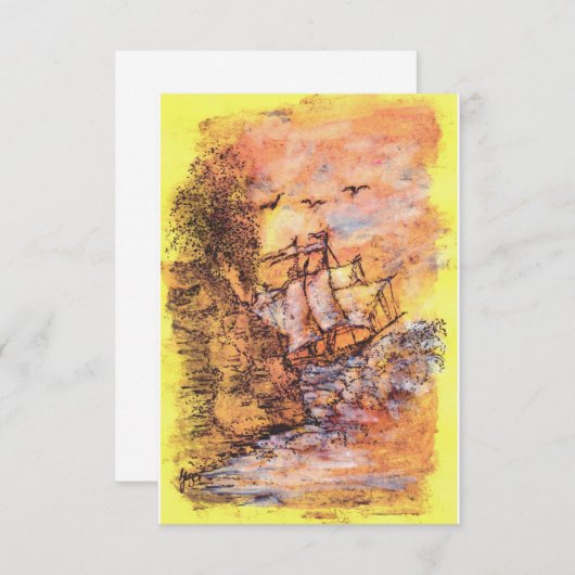 Modern Dankeskarte (Vorne/Hinten)