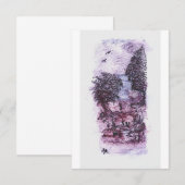 Modern Dankeskarte (Vorne/Hinten)