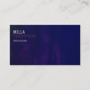 modern dark blue business card for any profession visitenkarte