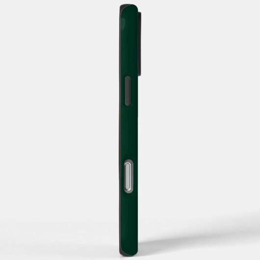 Modern Dark Green Monogram Initials Contemporary C Case-Mate iPhone Hülle (Rückseite / Rechts)