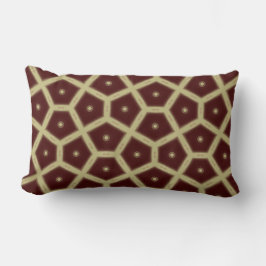 Modern dark red throw pillow lendenkissen