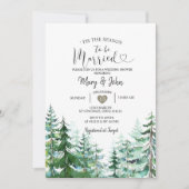 Modern Das ist die Jahreszeit zu verheirateten Pin Einladung (Vorderseite)