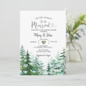 Modern Das ist die Jahreszeit zu verheirateten Pin Einladung (Stehend Vorderseite)