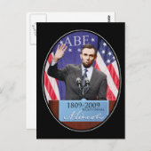 Modern Day Abraham Lincoln Postkarte (Vorne/Hinten)