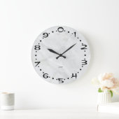 Modern Decimal Time Base‑10 Number System Art Gift Große Wanduhr (Zuhause)