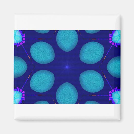 MODERN_Decoration_LIGHT STAR_BLUE Magnet (Vorne)