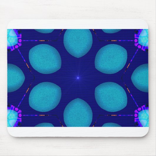 MODERN_Decoration_LIGHT STAR_BLUE Mousepad (Vorne)