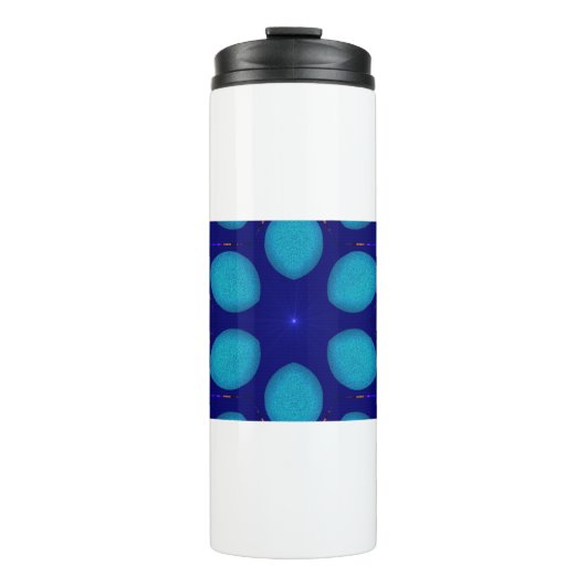 MODERN_Decoration_LIGHT STAR_BLUE Thermosbecher (Vorderseite)