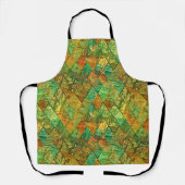 Modern Decorative Geometric Stained Glass Schürze (Vorderseite)