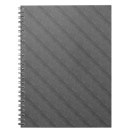 MODERN DEEP GRAY NIEDLICH Spiral Foto Notebook Notizblock