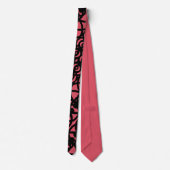 Modern Deep Red Color DF5264c Niedlich Neck Tie Krawatte (Rückseite)