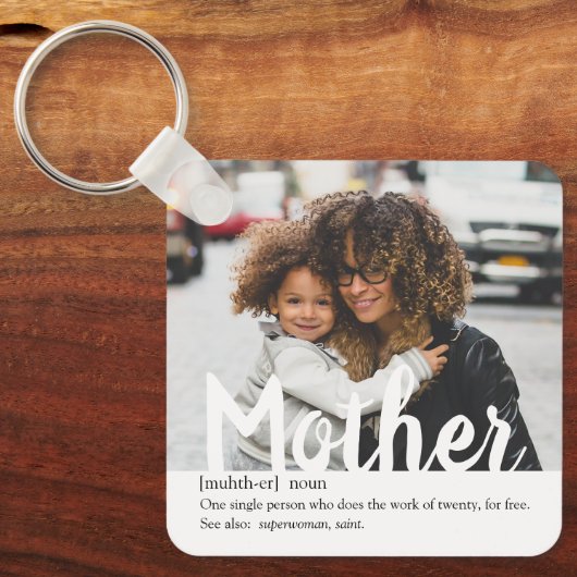 Modern | Definition des Fotos Mutter Schlüsselanhänger (Vorderseite)