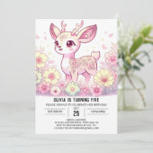 Modern Deh Digital Geburtstag Einladung (Stehend Vorderseite)