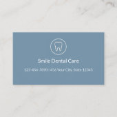 Modern Dental Appointment Card | Clinic Reminder Terminkarte (Vorderseite)