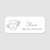 Modern Dental Assistant Namensschild (Vorderseite)