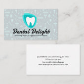 Modern Dentis Logo | Zahnarztmuster Visitenkarte (Vorne/Hinten)