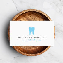 Modern Dentist Tooth Logo auf Weiß