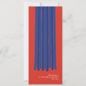 Modern Design Grad Announcement | Color-Editable (Rückseite)