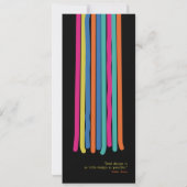 Modern Design Graduation Announcement | Color-Edit (Rückseite)