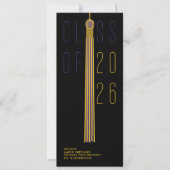 Modern Design Graduation Announcement | Color-Edit (Vorderseite)