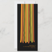 Modern Design Graduation Announcement | Color-Edit (Rückseite)