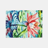 Modern Design Lily Blanket Fleecedecke (Vorderseite (Horizontal))