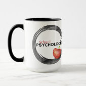 Modern Design School Psychologe Kaffeepause Tasse (Links)