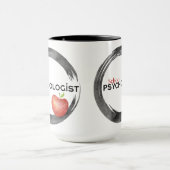 Modern Design School Psychologe Kaffeepause Tasse (Zentrum)