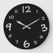 Modern design wall Clock Große Wanduhr (Vorderseite)