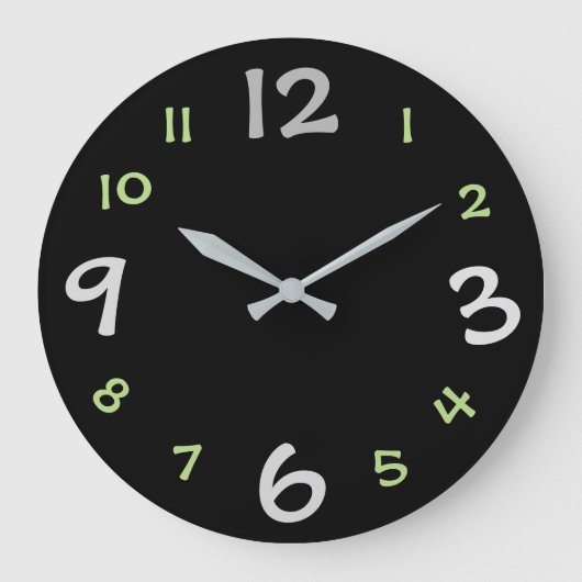Modern design wall Clock Große Wanduhr (Vorderseite)