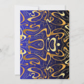 Modern Design Wedding Invitation Einladung (Rückseite)