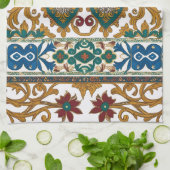 Modern designed inspired Serbian ethnic seamless 4 Geschirrtuch (Gefaltet)