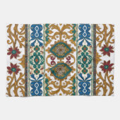 Modern designed inspired Serbian ethnic seamless 4 Geschirrtuch (Horizontal)