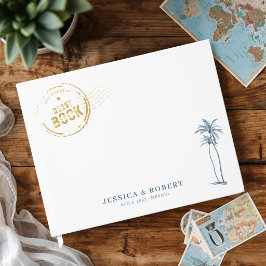 Modern Destination Wedding Gästebuch