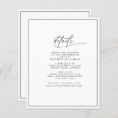 Modern Details Card (Vorne/Hinten)