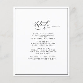 Modern Details Card