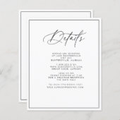 Modern Details Card (Vorne/Hinten)