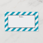 Modern Diagonals Mami Card / Kontaktkarte Telefonnummerkarte (Rückseite)