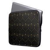 Modern Diamant, Art Deko Design Laptopschutzhülle (Vorderseite Links)