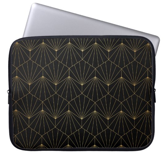 Modern Diamant, Art Deko Design Laptopschutzhülle (Vorderseite)