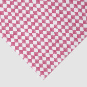 Modern Diamant Muster Decoupage rot Seidenpapier (Ausschnitt)