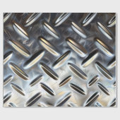 Modern Diamant Textur Wrapping Paper Geschenkpapier (Flach)