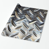 Modern Diamant Textur Wrapping Paper Geschenkpapier (Ungerollt)