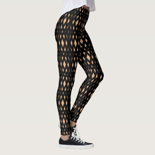 Modern Diamond Geometric Muster Leggings (Rechts)