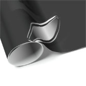 Modern Diamond Metal Plättchen Wrapping Paper - Bl Geschenkpapier (Rolleneckpunkt)